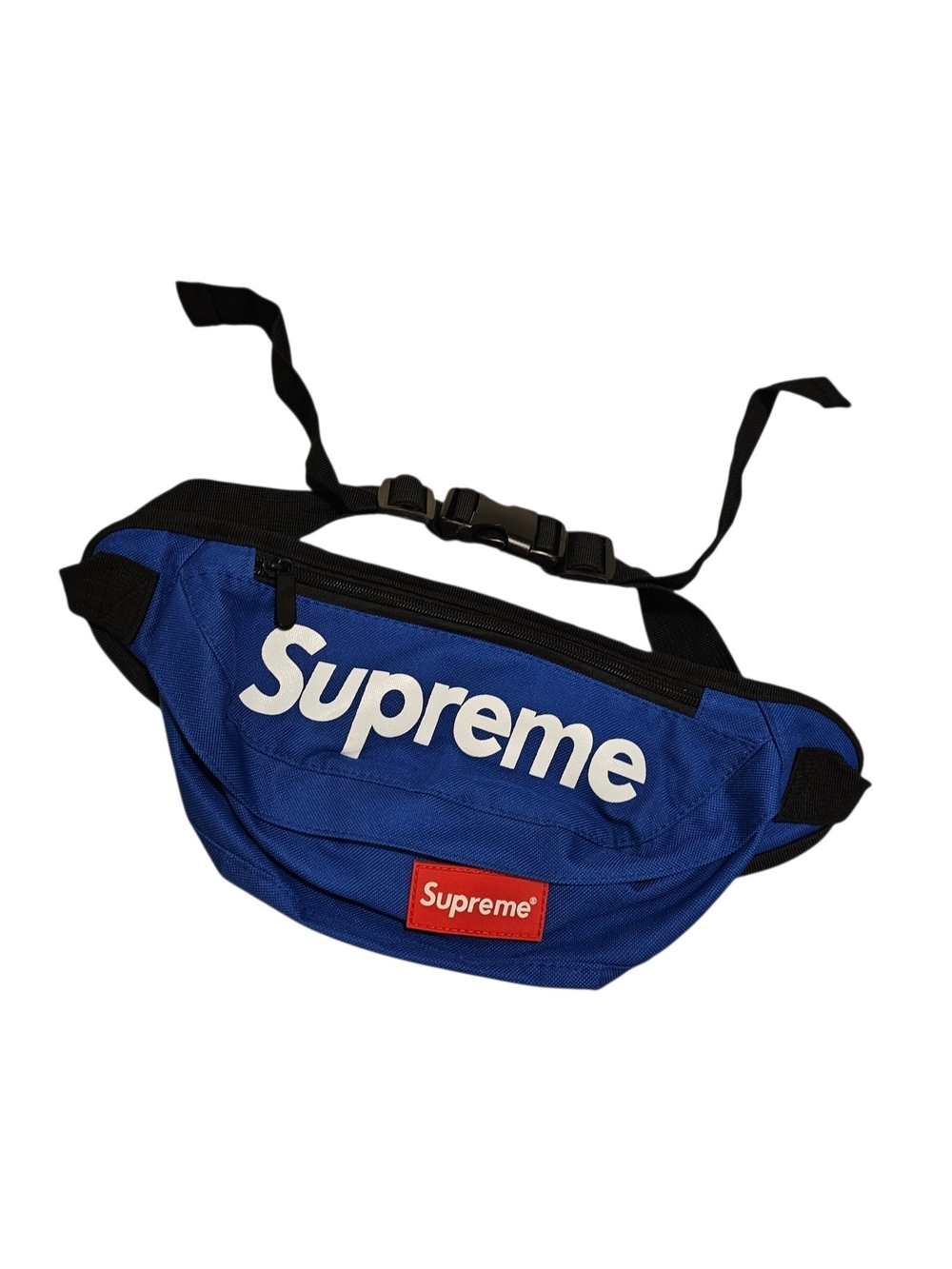 Supreme Blue Logo Waist Bag